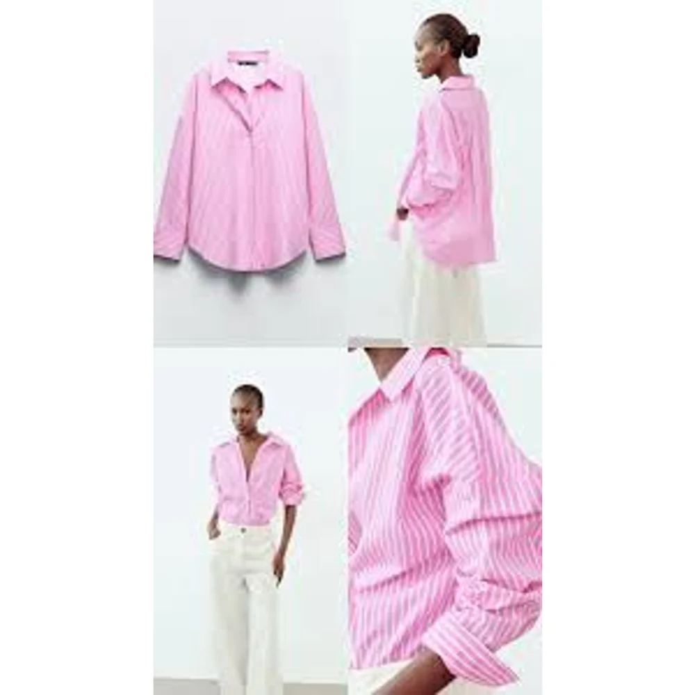 Zara Basic poplin shirt XS - Picture 4 of 5